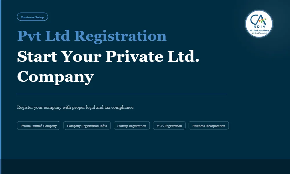 Private Ltd Registration